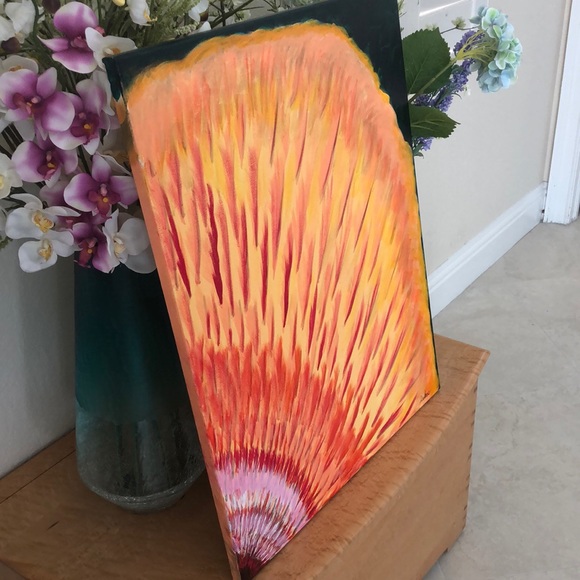 Hello Sunshine Acrylic Painting - Picture 2 of 5